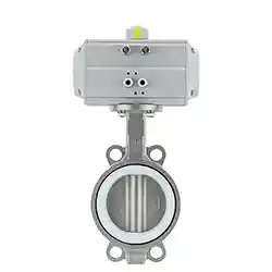 Pneumatic Wafer Butterfly Valve